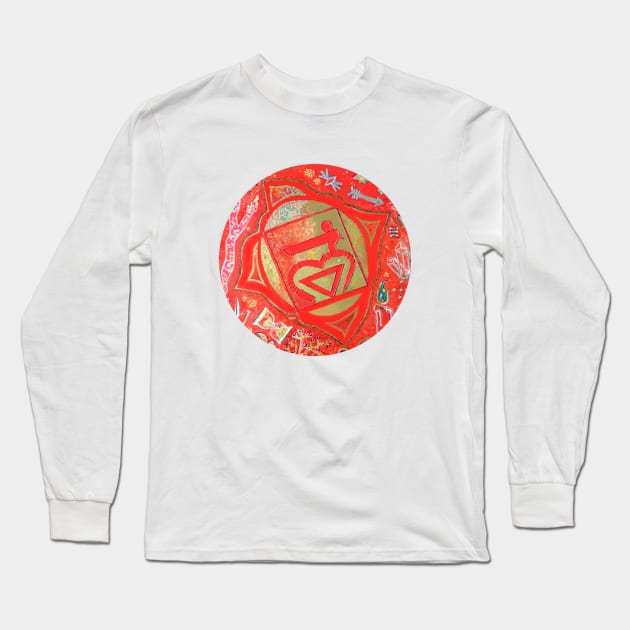 Muladhara Long Sleeve T-Shirt by TREJOart